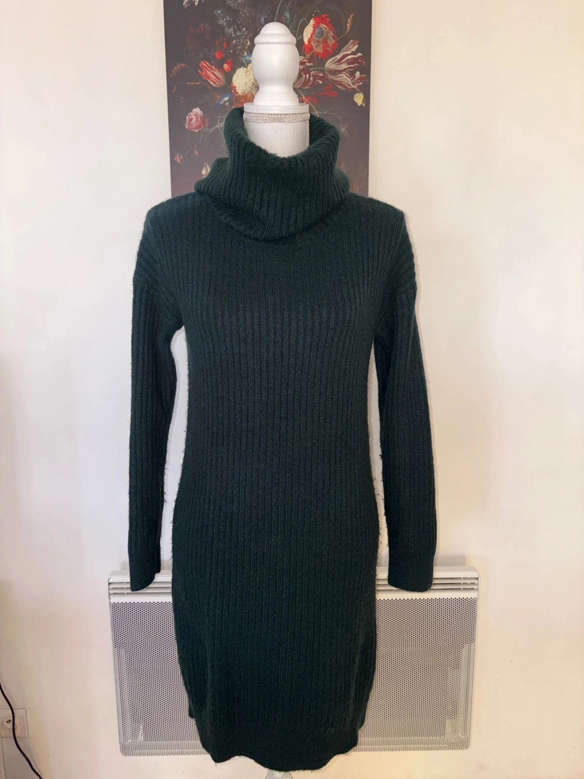 Robe pull col roulé vert sapin Pimkie taille S / 36